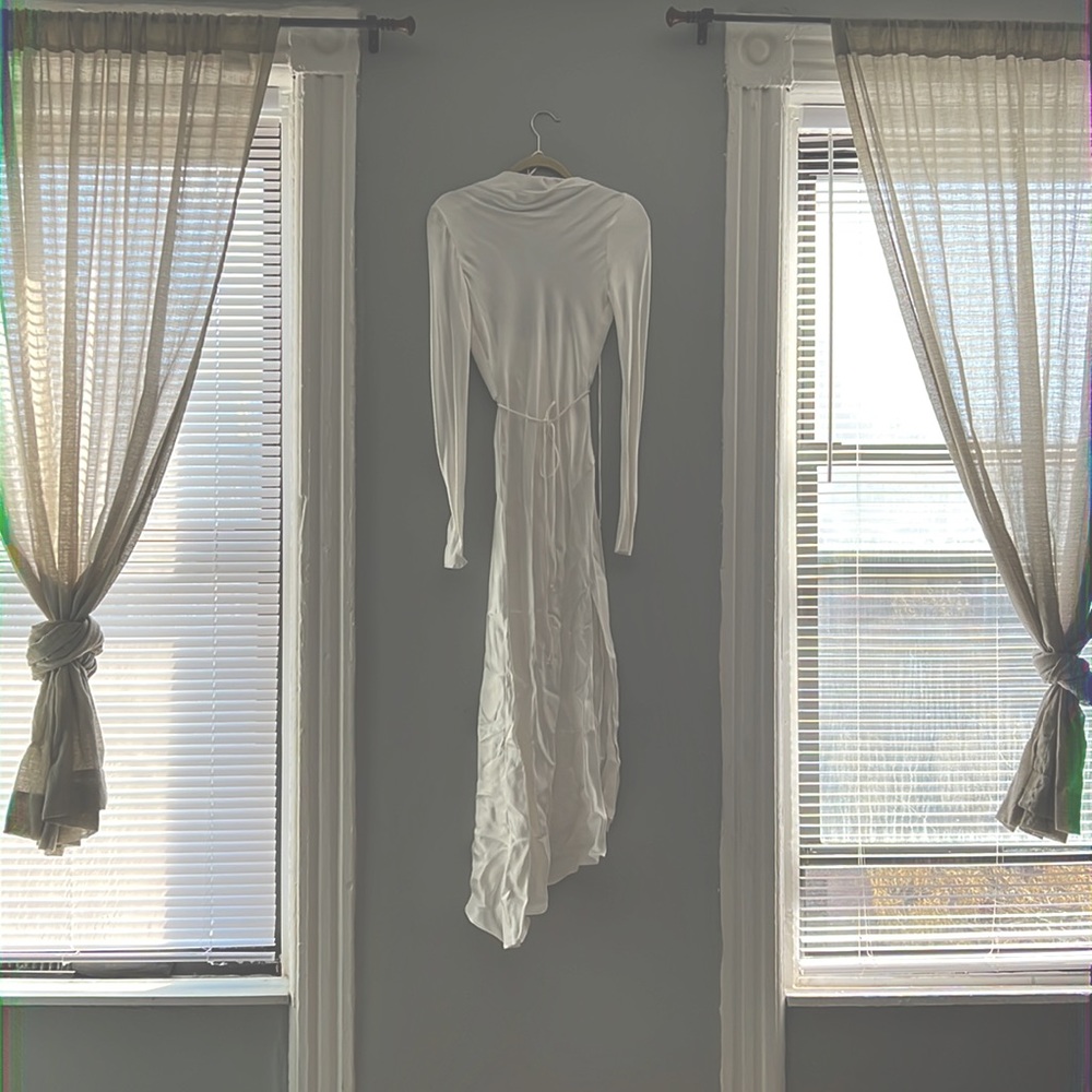 BEC+BRIDGE Ivory long sleeve dress